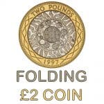 Folding £2 Coin In Bottle Single Fold